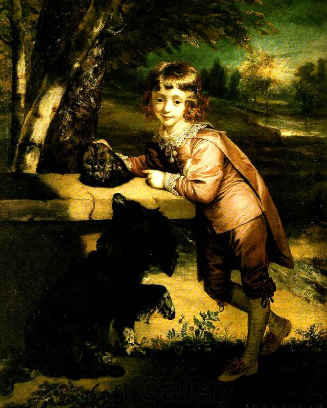 Sir Joshua Reynolds charles, earl of dalkeith Norge oil painting art